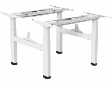 Ergo Office Dvojitý výškovo nastaviteľný elektrický stôl Ergo Office, max. výška 128 cm, max 125 kg x2, bez hornej dosky pre prácu v sede aj v stoji (2 diely