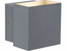 Wall Lamp Paulmann Cybo LED 2x3W 230V IP65 čtvereční 100x100mm šedý hliník (PL18002) - Paulmann
