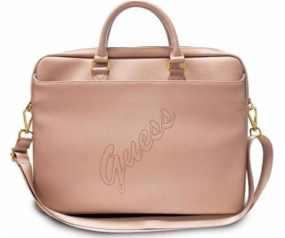 Hádej hádat taška Gucb15pusaspi 15 Pink/Pink Saffiano Script