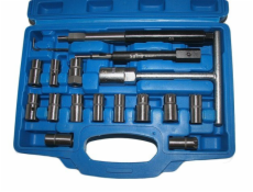 Satra sada řezaček injektorových soketů 17 ks. (S-XDI17)