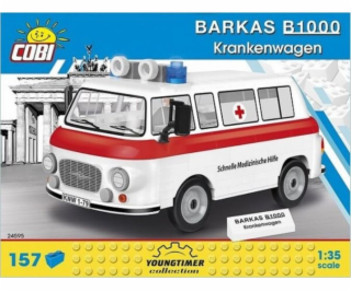 Youngtimer Barkas B1000 Krankenwagen, Konstruktionsspielzeug