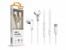 sluch.AL.AE007WT USB-C do uší+mikr., bílá