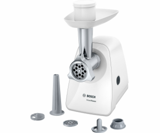 Bosch MFW2520W mlynček na mäso 1500 W Nerezová oceľ, Biela