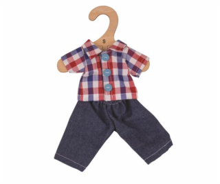 Hračka Bigjigs Toys Kostkovaná košile a rifle pro panenku...