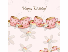 Clear Creation Swarovski - Square. Narozeniny, šálky