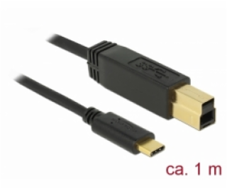 Delock USB 3.1 Gen 2 (10 Gbps) kabel Type-C na Typ-B 1 m