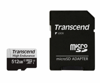 Transcend 512GB microSDXC 350V UHS-I U1 (Class 10) High E...
