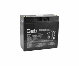 Baterie olověná 12V 18Ah Geti