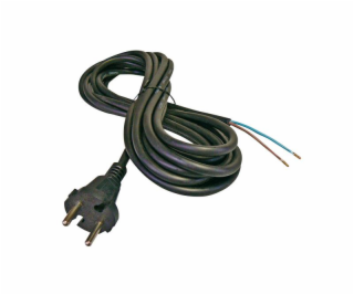 Flexo šňůra gumová 2x1,5mm2 5m černá  GETI