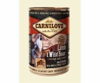 Carnilove Wild Meat Lamb & Wild Boar 400g konzerva pro psy