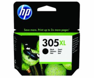 Čierna originálna atramentová kazeta HP 305XL s vysokou v...