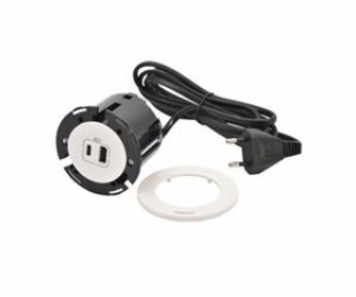 Legrand - Incara™ Disq 60 - Zapuštěná nabíječka USB A+C, ...