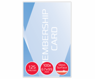 Laminovací kapsy GBC na jmenovky 67x99mm 125Mic clear 100pcs