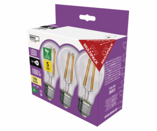 LED žárovka A60/E27/5W/75W/1060lm/teplá bílá 3KS