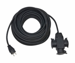 Brennenstuhl Extension Cable 25m H07RN-F3G1,5 black IP44