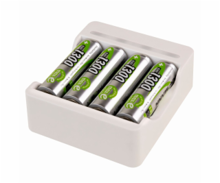 Ansmann Charger Basic IV incl. 4 x AA 1300mAh Akku 1001-0...