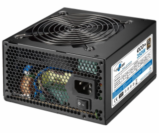 EUROCASE zdroj Eco+ 350W / 80+BRONZE / 12cm fan / PFC ATX...