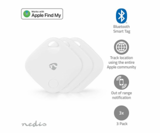Nedis BTTAG10WT3 - Vyhledávač Klíčů Apple| | Napájení z b...