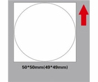 Niimbot štítky R 50x50mm 150ks Round pro B21