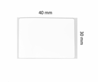 Niimbot štítky ER 40x30mm 230ks Průhledné pro B21