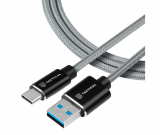 Tactical Fast Rope Aramid Cable USB-A/USB-C 1m Grey Nové