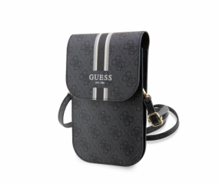 Guess PU 4G Printed Stripes Phone Bag černý Nové