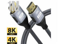 GEMBIRD Kábel HDMI 2.1 M/M 1m, 8K Ultra High Plus