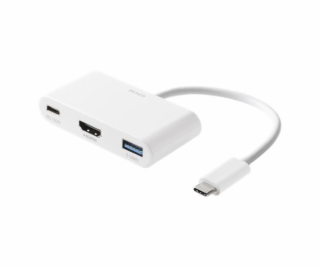 DELTACO USBC-HDMI23, Adaptér USB-C/HDMI, 4K@30Hz