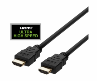 DELTACO Kábel HDMI 2.1 M/M 1m, 8K Ultra High, čier