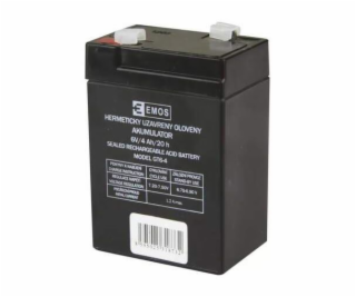 EMOS B9641, Akumulátor 6V/4Ah, AGM