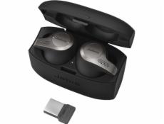 JABRA Evolve 65T, MS (USB dongle), titánovo čierne