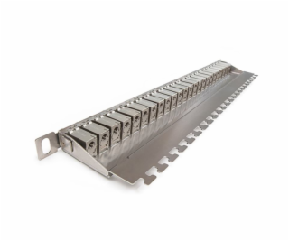 KELINE Patch panel HD, Cat 6A, osadený s 24xKEJ