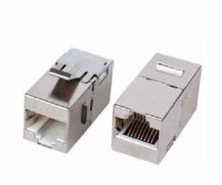 PremiumCord Spojka RJ45 STP cat.6, tienená srjp-05