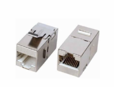 PremiumCord Spojka RJ45 STP cat.6, tienená srjp-05