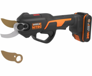 Mini akumulátorové záhradnícke nožnice Worx 25 mm 20 V