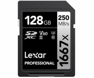 Lexar paměťová karta 128GB Professional 1667x SDXC™ UHS-I...
