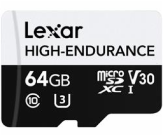Lexar paměťová karta 64GB High-Endurance microSDHC/microS...