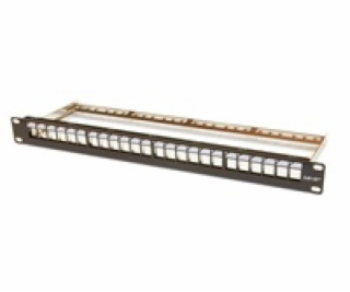 19  modulární patch panel LEXI-Net 24port, černý
