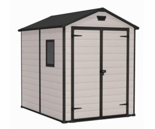Zahradní domek Keter MANOR 6 x 8 DD béžový, s podlahou