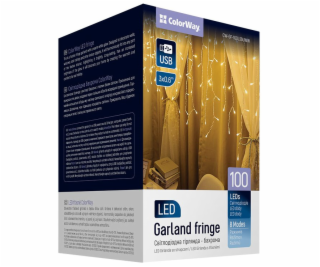 COLORWAY LED girlanda/ IP20 / 100 LED / délka 3m x 0,6m /...