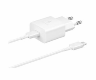 Samsung cestovní nabíječka EP-T1510EWE + kabel USB-C, 15W...