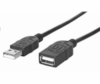 Manhattan USB kabel, USB 2.0, Male na Female, 480 Mbps, 1...