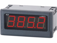 Digitální měřič Lumel do měření s napájecím zdrojem PT100 -50-150C 230V AC pomocí certifikátu KJ N24 T110100M1