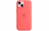 iPhone 15 Silicone Case with MS - Guava
