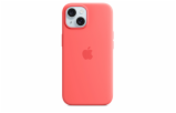 iPhone 15+ Silicone Case with MS - Guava