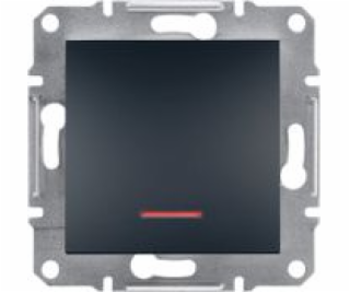 Schneider Electric Asfora 1pólový spínač s antracitovým p...