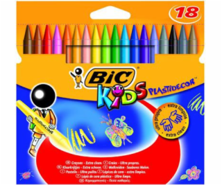 Bic BIC KIDS PLASTIDECOR CRAYONS BOX 18 KS - 829771