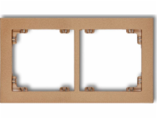Karlik Deco Double rám, zlatá metalíza (8DR-2)