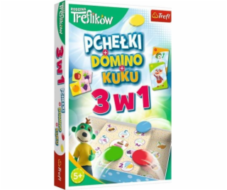 Trefl Bleší hra, domino kuku 3v1