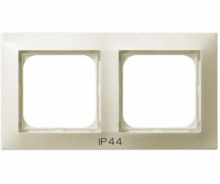 Ospel Impresja dvojitý rám pro IP-44 ecru přepínače (RH-2...